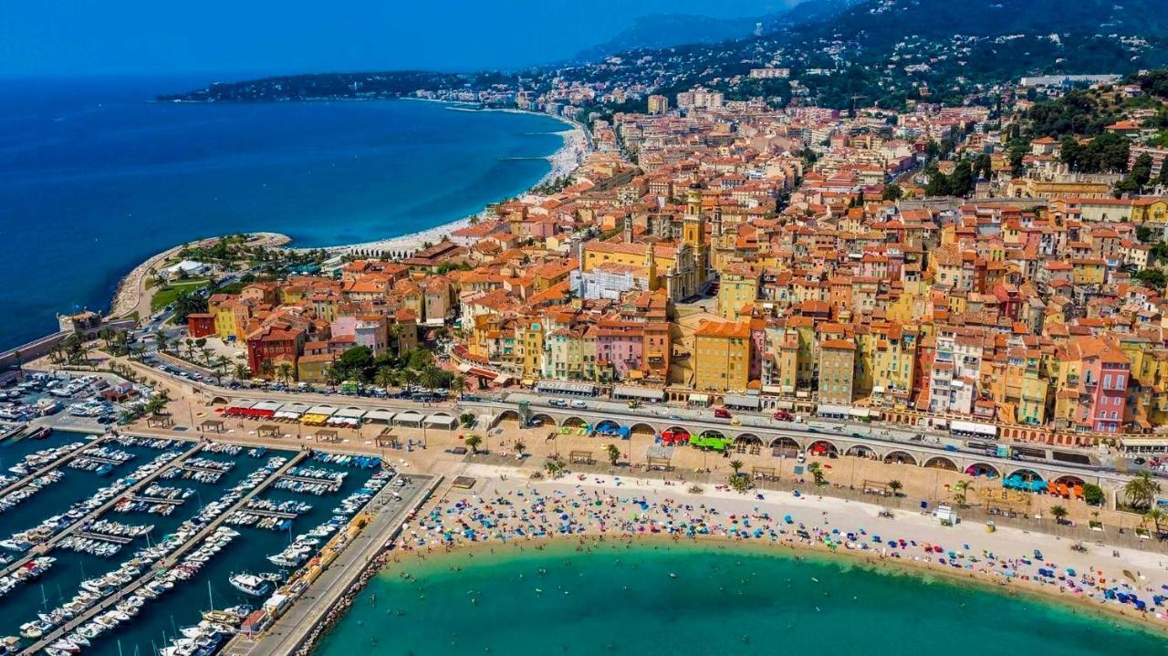 Studio Avec Jardin - Garage - 500M Des Plages Menton Luaran gambar